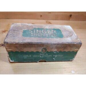 Vintage Singer Buttonhole Attachment For Singer Lock Stitch Family Sewing As Is